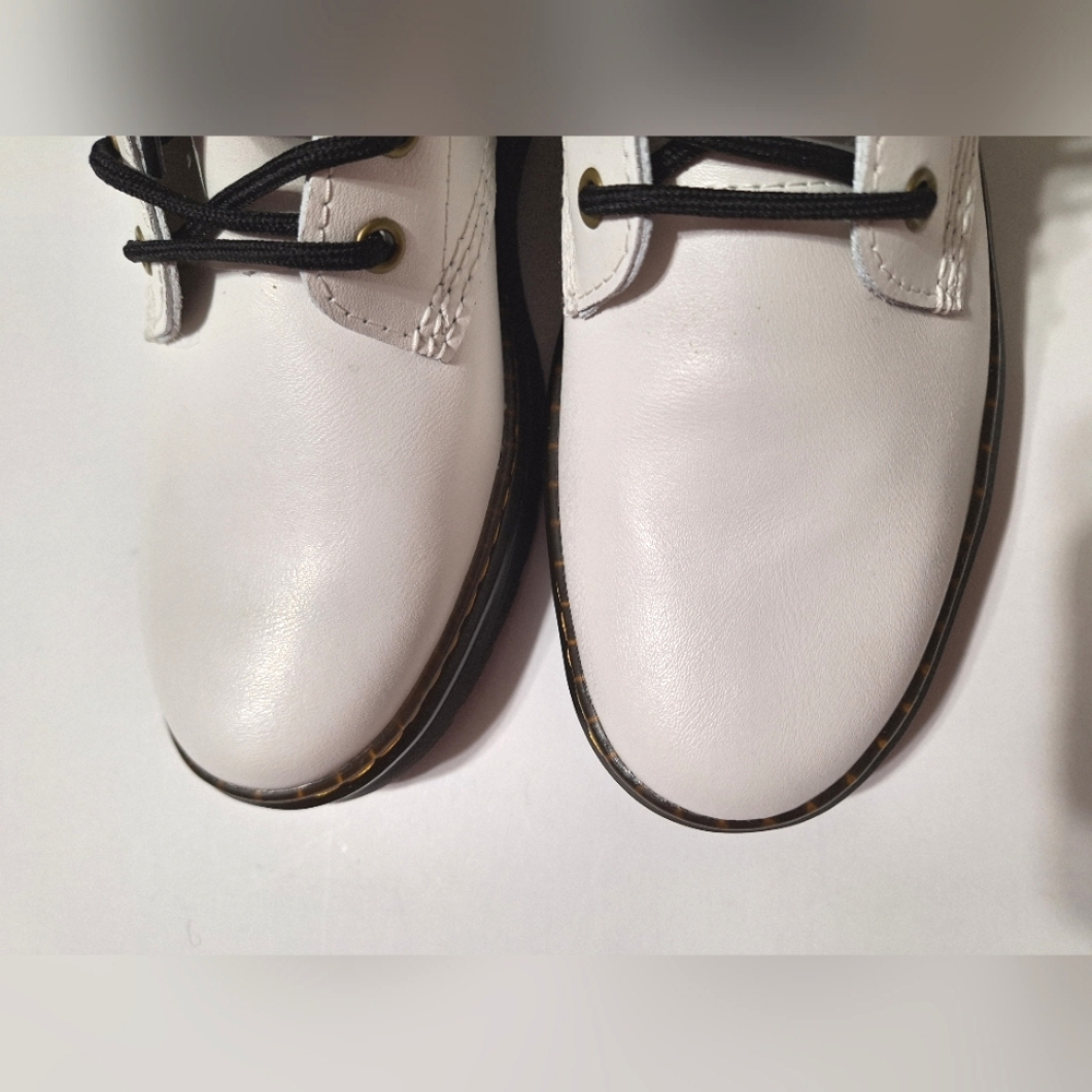 💎NWOB Dr. Martens "Zavala" White Combat Boots - Picture 4 of 14